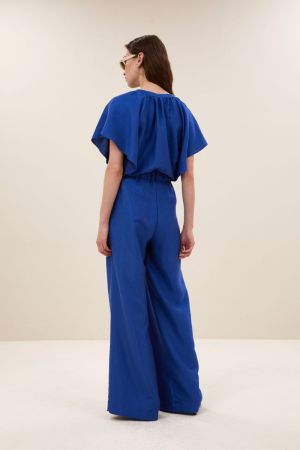 CELIN GLOSS PANTS KINGSBLUE