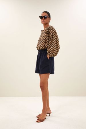LEON TWILL SHORT CAPTAIN BLUE