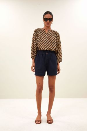 LEON TWILL SHORT CAPTAIN BLUE