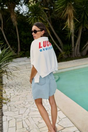 BIBI LUCKY EVERYDAY SWEATER OFF WHITE