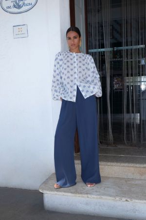 NIKA OASE BLOUSE BLUE OASE