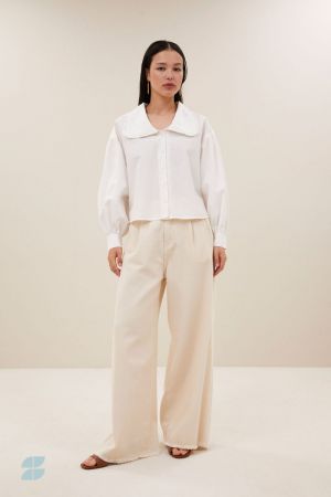 LUX GRAIN JEANS RAW WHITE
