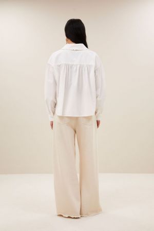 LUX GRAIN JEANS RAW WHITE