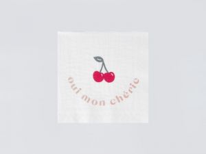 COCKTAIL NAPKIN - OUI MON CHERIE 