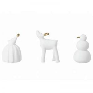 WINTER FIGURINE SET OF 3 