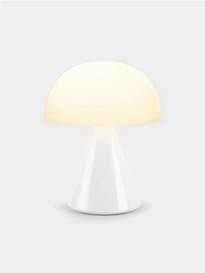 MINA OPLAADBAAR LEDLAMP LARGE WHITE GLOSSY