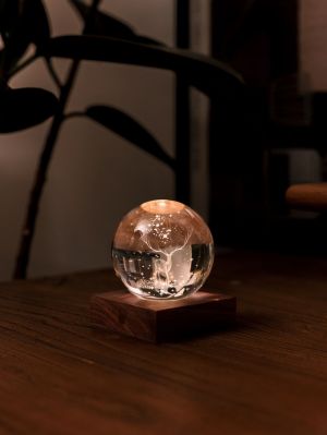 AMBER CRYSTAL LIGHT - STAG DESIGN 