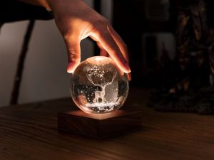 AMBER CRYSTAL LIGHT - STAG DESIGN 