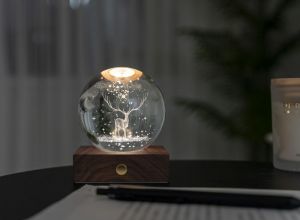 AMBER CRYSTAL LIGHT - STAG DESIGN 