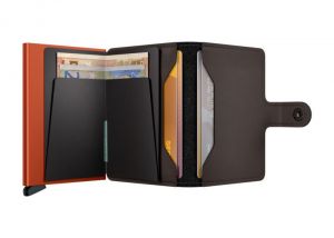 MINIWALLET MATTE TRUFFLE & ORANGE TRUFFLE/ORANGE