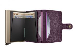 MINIWALLET PEBBLE - GRAPE GRAPE