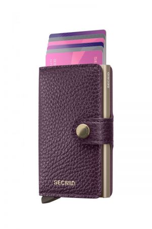 MINIWALLET PEBBLE - GRAPE GRAPE