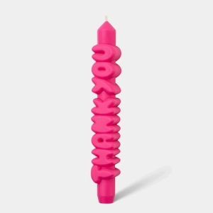 TAPER KAARS THANK YOU PINK