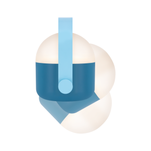 LAMP OLE BLUE