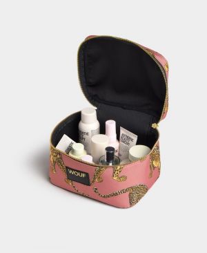BLUSH LEOPARD - VANITY BAG 