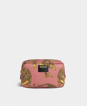 BLUSH LEOPARD - TOILETRY BAG 