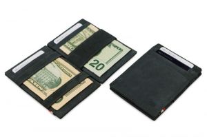 ESSENZIALE MAGIC WALLET CARBON BLACK