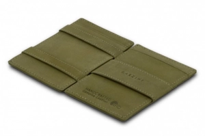 ESSENZIALE MAGIC WALLET OLIVE GREEN