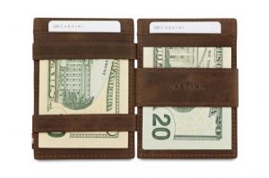 ESSENZIALE MAGIC WALLET BRUSHED BROWN