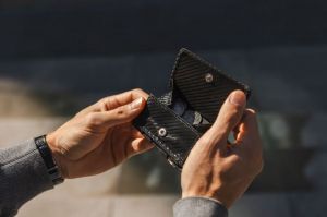 URBAN MAGIC COIN WALLET CARBON BLACK