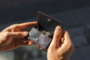 URBAN MAGIC COIN WALLET BLUE ORANGE