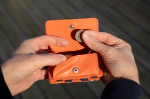 URBAN MAGIC COIN WALLET ORANGE BLUE