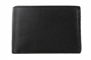 BIFOLD COIN POCKET BLACK
