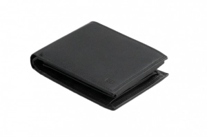 BIFOLD COIN POCKET BLACK