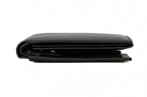 BIFOLD COIN POCKET BLACK