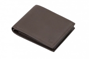 BIFOLD COIN POCKET BROWN