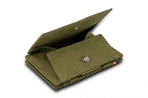 ESSENZIALE MAGIC COIN WALLET OLIVE GREEN