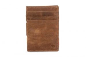 ESSENZIALE MAGIC COIN WALLET BRUSHED BROWN