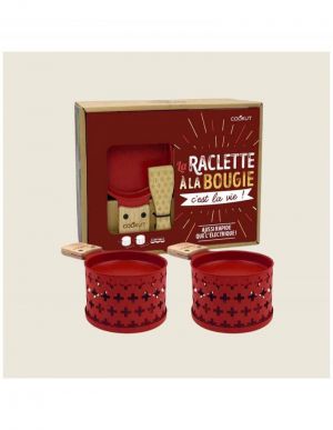 KAARSENRACLETTE VOOR 2 - BOX ROOD
