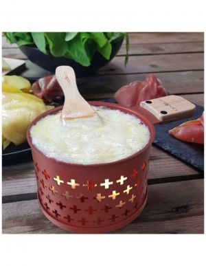 KAARSENRACLETTE VOOR 2 - BOX ROOD