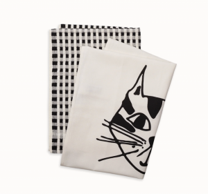 THEEDOEKEN TERRY - SET VAN 2 STUKS - KITTY 