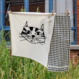 THEEDOEKEN TERRY - SET VAN 2 STUKS - KITTY 