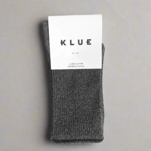 GLITTER LUREX SOCKS ECO FRIENDLY LYOCELL GREY