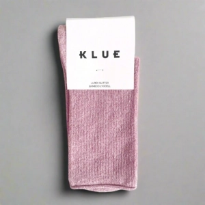 GLITTER LUREX SOCKS ECO FRIENDLY LYOCELL PINK