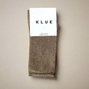 GLITTER LUREX SOCKS ECO FRIENDLY LYOCELL CARAMEL
