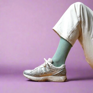GLITTER LUREX SOCKS ECO FRIENDLY LYOCELL MINT GREEN