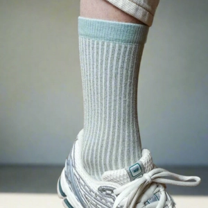 GLITTER LUREX SOCKS ECO FRIENDLY LYOCELL GREY MIST