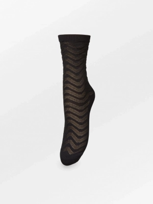 MINA GLITTER SOCK  BLACK