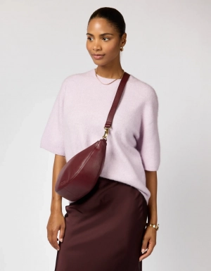 LEO - DARK CHERRY SOFT GRAIN LEATHER DARK CHERRY