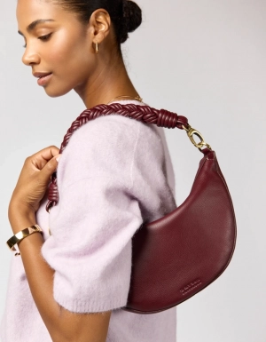 LEO - DARK CHERRY SOFT GRAIN LEATHER DARK CHERRY