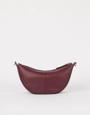 LEO - DARK CHERRY SOFT GRAIN LEATHER DARK CHERRY