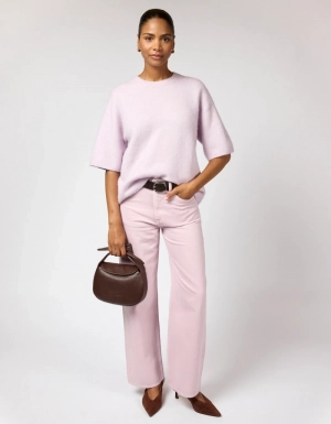 COCO CROISSANT - CHOCOLATE SOFT GRAIN LEATHER CHOCOLATE