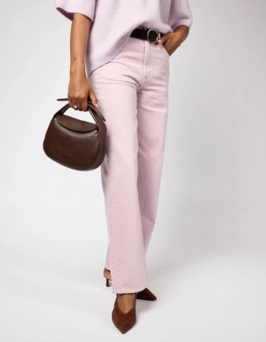 COCO CROISSANT - CHOCOLATE SOFT GRAIN LEATHER CHOCOLATE