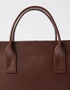 JACKIE MIDI + LEATHER STRAP - CHOCOLATE CLASSIC LEATHER CHOCOLATE