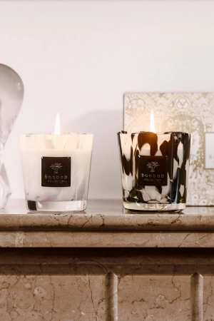 DUO CANDLES PEARLS - MAX08 - BLACK WHITE 