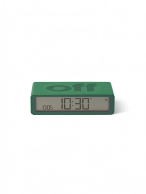 FLIP DIGITAL ALARM CLOCK NEW GREEN